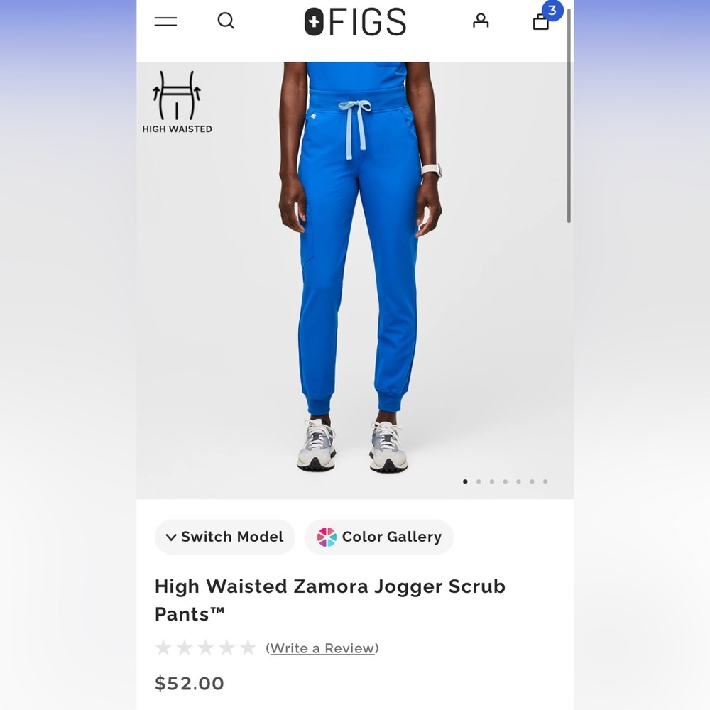 Figs High Waisted Zamora Jogger Scrub
Pants